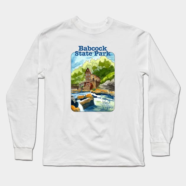 Babcock State Park, West Virginia Long Sleeve T-Shirt by MMcBuck